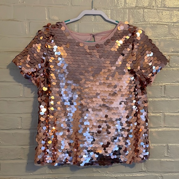 Eva Franco Anthropologie Sequins Tee - Picture 5 of 7